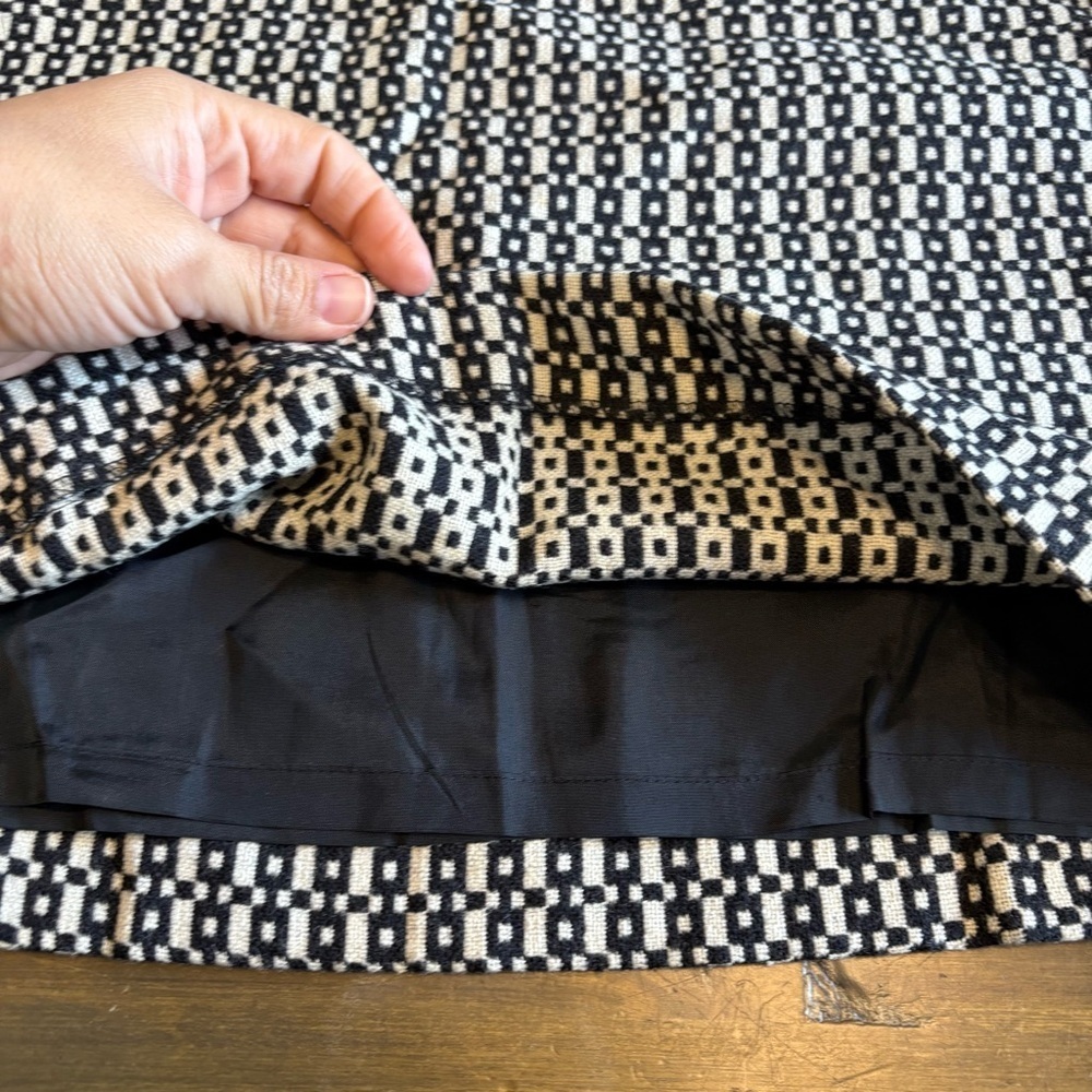 Banana Republic Jacquard Printed Pencil Skirt Horse bit Career Classic Womens 10 - Picture 3 of 8